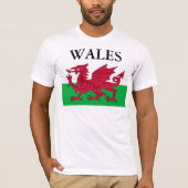 De WELSH-vlag T-shirt (Voorkant)