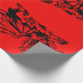 De Welshe draak van Wales. Cadeaupapier (Hoek)