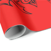 De Welshe draak van Wales. Cadeaupapier (Rol Hoek)