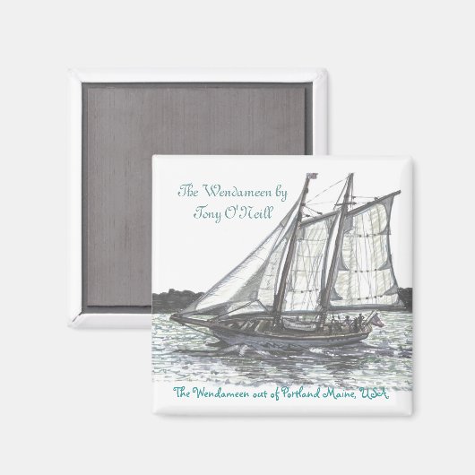 DE WENDAMEEN #6 DOOR TONY O'NEILL MAGNEET (Voorkant / Achterkant)