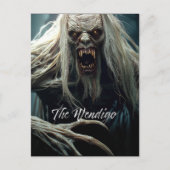 De wendigo briefkaart (Voorkant)