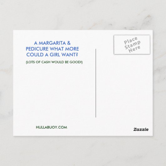 DE WENS U WAS HIER BRIEFKAART (Achterkant)