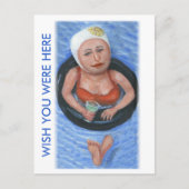 DE WENS U WAS HIER BRIEFKAART (Voorkant)