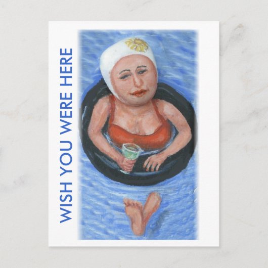 DE WENS U WAS HIER BRIEFKAART (Voorkant)