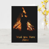 De wens u was hier kaart (Gele Bloem)