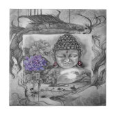 De wens van Boeddha Tegeltje (Voorkant)