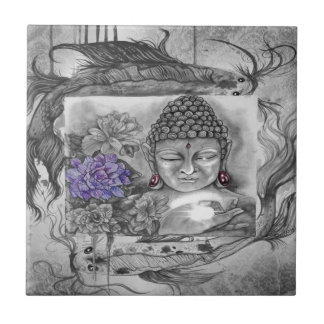 De wens van Boeddha Tegeltje