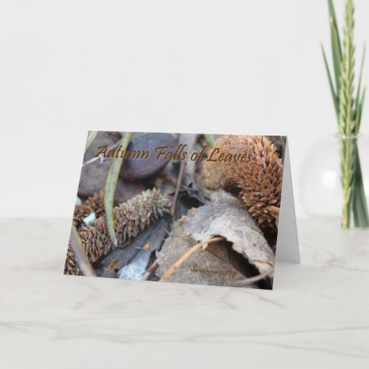 De Wens van de herfst - Kaart (Voorkant)