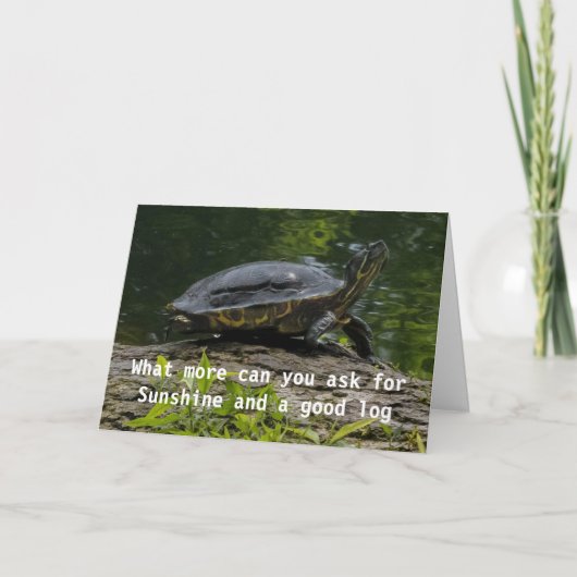 DE WENS VAN DE KOMEDISCHE SCHILDPAD VOOR "UW VERJA KAART (Voorkant)