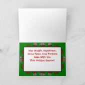 De Wens van de Vakantie van de Kampeerauto rv van Feestdagen Kaart (Binnen)