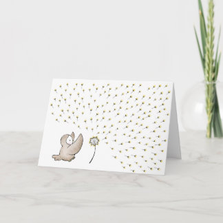 De "wens van de verjaardag " kaart