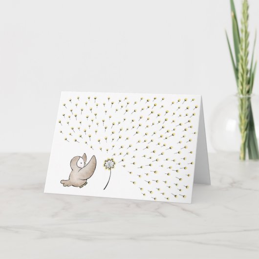 De "wens van de verjaardag " kaart (Voorkant)