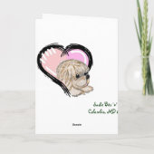 De Wens van de Verjaardag van de ballon Kaart (Achterkant)