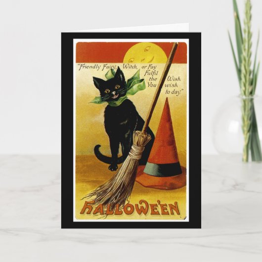 De Wens van Halloween Kaart (Voorkant)