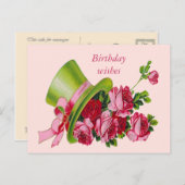 De wensen, de Hoge zijden en de rozen van de Briefkaart (Voorkant / Achterkant)