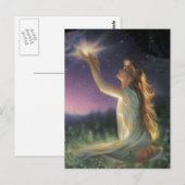 De wensen tussen de sterren briefkaart (Voorkant / Achterkant)