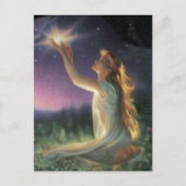 De wensen tussen de sterren briefkaart (Voorkant)