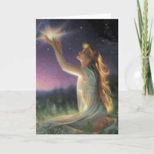 De wensen tussen de sterren kaart (Voorkant)