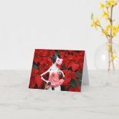 De wensen van ChristMOOs van Mootilda aan u Kaart (Gele Bloem)