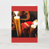 De Wensen van de teddybeer Feestdagen Kaart (Voorkant)