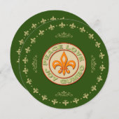 De Wensen van de Vakantie van Gumbo van de Vreugde Feestdagenkaart (Voorkant / Achterkant)