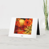 De Wensen van de verjaardag, Dochter, oranje & Kaart (Achterkant)