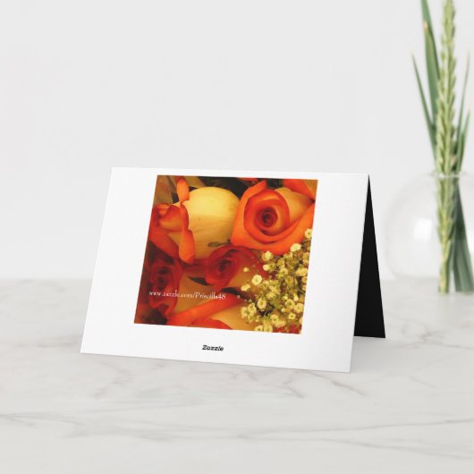 De Wensen van de verjaardag, Dochter, oranje & Kaart (Achterkant)