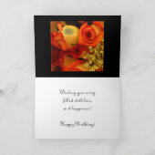 De Wensen van de verjaardag, Dochter, oranje & Kaart (Binnen)