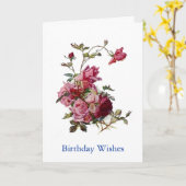 De Wensen van de verjaardag Kaart (Gele Bloem)