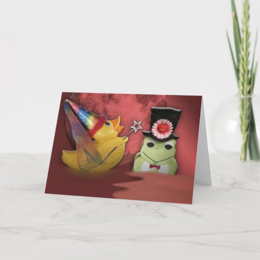 De Wensen van de verjaardag! Kaart (Voorkant)