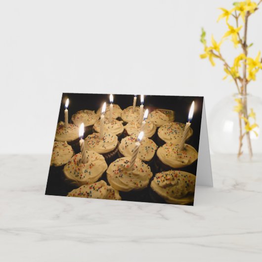 De Wensen van de verjaardag Kaart (Gele Bloem)