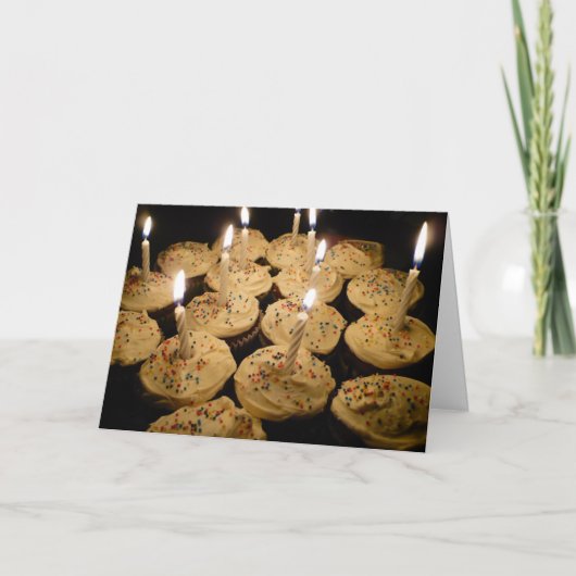 De Wensen van de verjaardag Kaart (Voorkant)