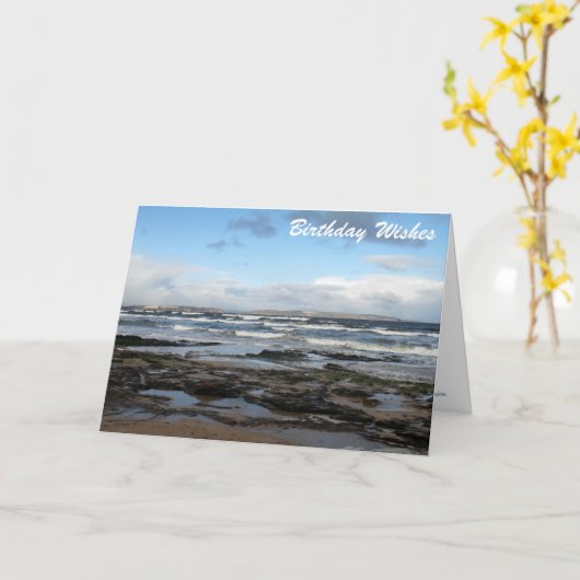 De Wensen van de verjaardag Kaart (Gele Bloem)