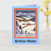 De Wensen van de verjaardag, Mont Revard, Kaart (Gele Bloem)