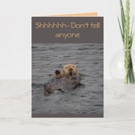 De Wensen van de Verjaardag van de otter Kaart
