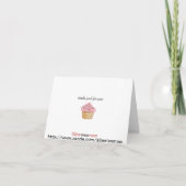 De Wensen van de Verjaardag van het neon Kaart (Achterkant)