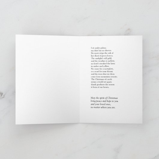 De Wensen van de winter, de Kaart van de Vakantie (Binnen)