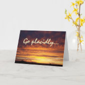 De WENSEN van de zonsondergang Kaart (Gele Bloem)