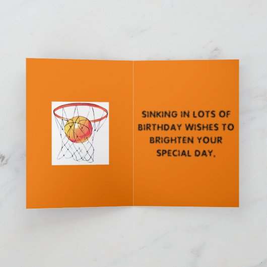 DE WENSEN VAN HET BASKETBAL KAART (Binnen)