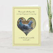 De wensen van het huwelijk kaart (Voorkant)