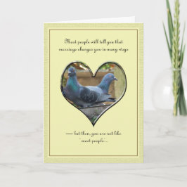 De wensen van het huwelijk kaart