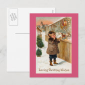 De "wensen van Kerstmis " Feestdagenkaart (Voorkant / Achterkant)