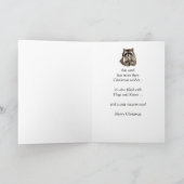 De Wensen van Kerstmis van omhelzingen & van Feestdagen Kaart (Binnen)