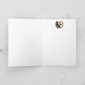 De Wensen van Kerstmis van Rottweiler Feestdagen Kaart (Binnen)