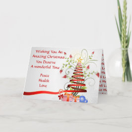De wensen van Kerstmis voor allen Feestdagen Kaart
