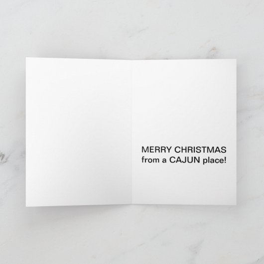 De Wenskaarten van Cajun Kaart (Binnen)