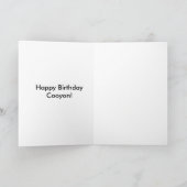 De Wenskaarten van Cajun Kaart (Binnen)