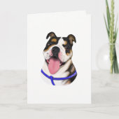 De Wenskaarten van de buldog Kaart (Voorkant)