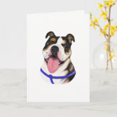 De Wenskaarten van de buldog Kaart (Gele Bloem)