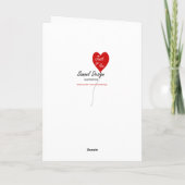 De Wenskaarten van de Dieren van het baby Kaart (Achterkant)